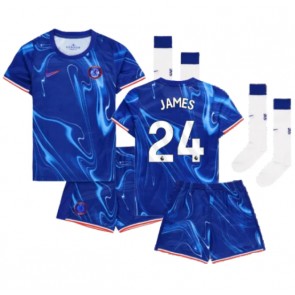 Chelsea Reece James #24 Domaci Dres za Dječji 2024-25 Kratak Rukavima (+ kratke hlače)